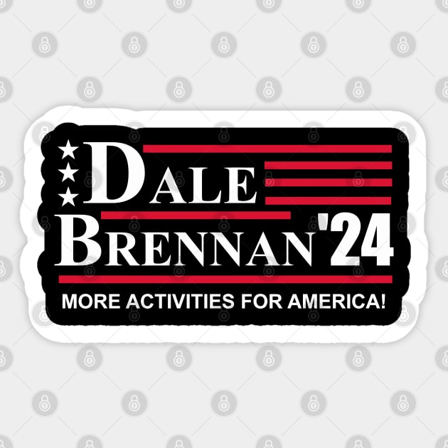 Step Brothers Dale Brennan 2024 Sticker by DrawingBarefoot